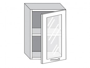 1.50.3 Шкаф настенный (h=720) на 500мм с 1-ой стекл. дверцей в Верхотурье - verhoture.magazin-mebel74.ru | фото