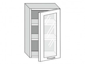 19.50.3 Шкаф настенный (h=913) на 500мм с 1-ой стекл. дверцей в Верхотурье - verhoture.magazin-mebel74.ru | фото